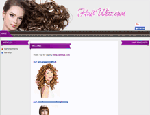 Tablet Screenshot of hairwizz.com
